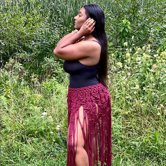 Handmade Macramé GoodVibeGoda Skirt - Picture 3 of 13